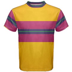 Layer Retro Colorful Transition Pack Alpha Channel Motion Line Men s Cotton Tee by Mariart