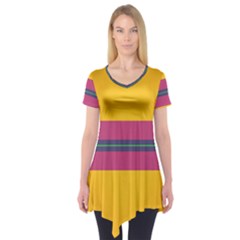 Layer Retro Colorful Transition Pack Alpha Channel Motion Line Short Sleeve Tunic  by Mariart