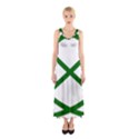 Lissajous Small Green Line Sleeveless Maxi Dress View1