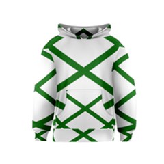 Lissajous Small Green Line Kids  Pullover Hoodie by Mariart