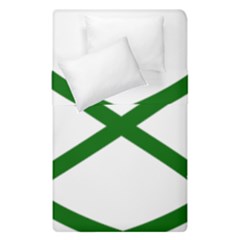 Lissajous Small Green Line Duvet Cover Double Side (single Size) by Mariart