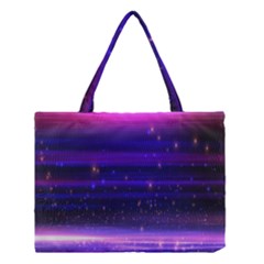 Massive Flare Lines Horizon Glow Particles Animation Background Space Medium Tote Bag