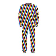 Lines Chevron Yellow Pink Blue Black White Cute Onepiece Jumpsuit (kids)