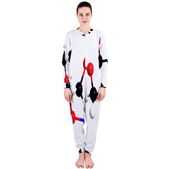 Nitroglycerin Lines Dna Onepiece Jumpsuit (ladies) 