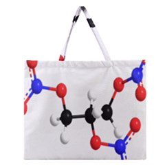 Nitroglycerin Lines Dna Zipper Large Tote Bag by Mariart