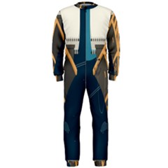 Planetary Resources Exploration Asteroid Mining Social Ship Onepiece Jumpsuit (men) 