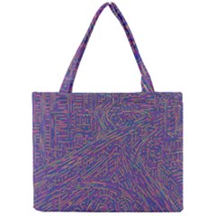 Infiniti Line Building Street Line Illustration Mini Tote Bag