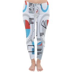 Science Mathematics Formula Classic Winter Leggings by Mariart