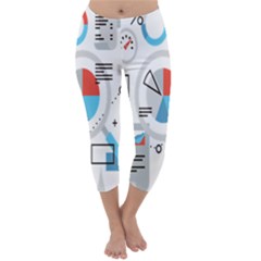 Science Mathematics Formula Capri Winter Leggings 