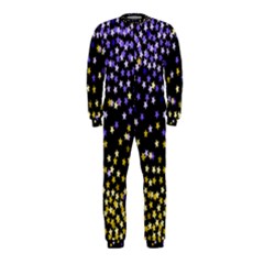 Space Star Light Gold Blue Beauty Onepiece Jumpsuit (kids) by Mariart