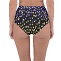 Space Star Light Gold Blue Beauty Reversible High-Waist Bikini Bottoms View4