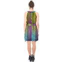 Rainbow Bubble Curtains Motion Background Space Halter Collar Waist Tie Chiffon Dress View2