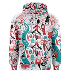 London Illustration City Men s Zipper Hoodie by Mariart