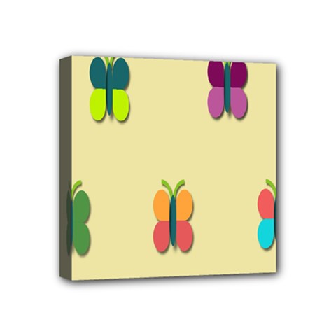 Spring Butterfly Wallpapers Beauty Cute Funny Mini Canvas 4  X 4 