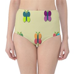 Spring Butterfly Wallpapers Beauty Cute Funny High-waist Bikini Bottoms