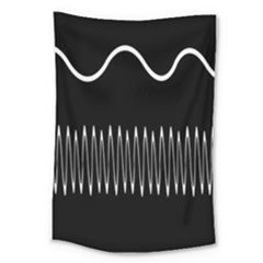 Style Line Amount Wave Chevron Large Tapestry