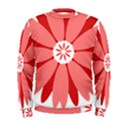 Sunflower Flower Floral Red Men s Sweatshirt View1