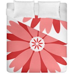 Sunflower Flower Floral Red Duvet Cover Double Side (california King Size) by Mariart