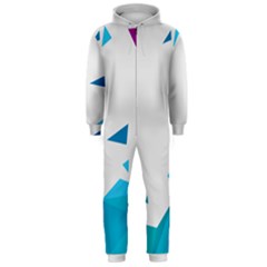 Triangle Chevron Colorfull Hooded Jumpsuit (men) 