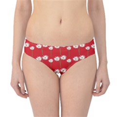 Sunflower Red Star Beauty Flower Floral Hipster Bikini Bottoms