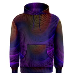 Striped Abstract Wave Background Structural Colorful Texture Line Light Wave Waves Chevron Men s Pullover Hoodie