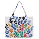 The Wreath Matisse Beauty Rainbow Color Sea Beach Medium Tote Bag View1