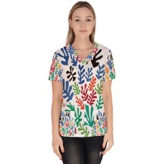 The Wreath Matisse Beauty Rainbow Color Sea Beach Scrub Top by Mariart