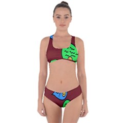 Version Colors Transparent Elements Emoticons Alpha Transparency Criss Cross Bikini Set by Mariart