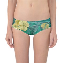 Yellow Flowers At Nature Classic Bikini Bottoms by dflcprints