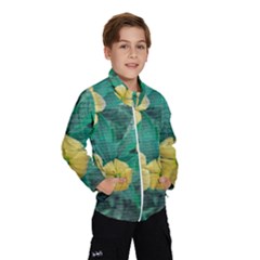 Yellow Flowers At Nature Wind Breaker (kids) by dflcprints