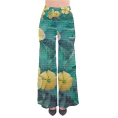 Yellow Flowers At Nature Pants by dflcprints