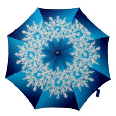 Background Christmas Star Hook Handle Umbrellas (large) by Nexatart
