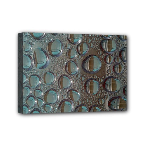 Drop Of Water Condensation Fractal Mini Canvas 7  X 5  by Nexatart