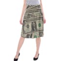 Dollar Currency Money Us Dollar Midi Beach Skirt View1