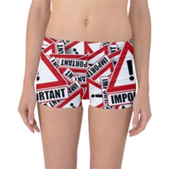 Important Stamp Imprint Boyleg Bikini Bottoms by Nexatart