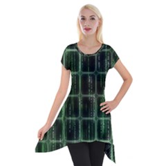 Matrix Earth Global International Short Sleeve Side Drop Tunic by Nexatart