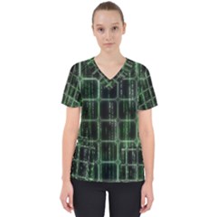 Matrix Earth Global International Scrub Top by Nexatart