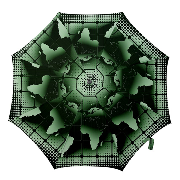 Matrix Earth Global International Hook Handle Umbrellas (Small)