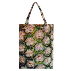 Pineapple Texture Macro Pattern Classic Tote Bag by Nexatart