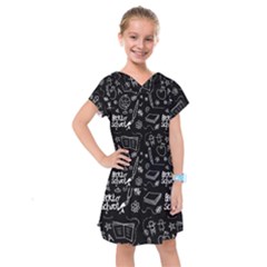 Back To School Kids  Drop Waist Dress by Valentinaart