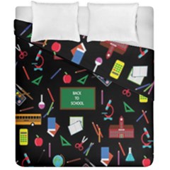 Back To School Duvet Cover Double Side (california King Size) by Valentinaart