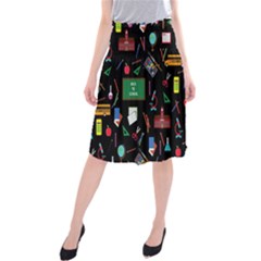 Back To School Midi Beach Skirt by Valentinaart