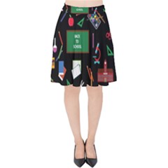 Back To School Velvet High Waist Skirt by Valentinaart