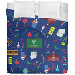 Back To School Duvet Cover Double Side (california King Size) by Valentinaart