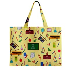 Back To School Zipper Mini Tote Bag by Valentinaart