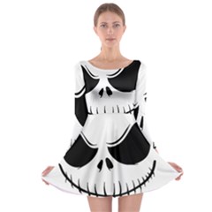 Halloween Long Sleeve Skater Dress by Valentinaart