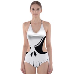 Halloween Cut-out One Piece Swimsuit by Valentinaart