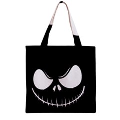 Halloween Zipper Grocery Tote Bag