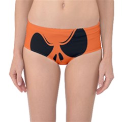 Halloween Mid-Waist Bikini Bottoms