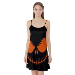 Halloween Satin Night Slip by Valentinaart